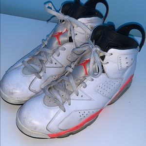 Jordan 6 Retro Infrared White